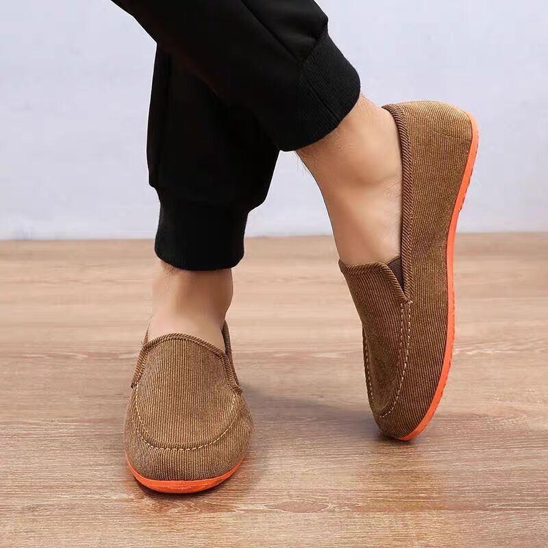 Trekking Poles - Sepatu Loafer Kanvas Hijau Brand Dad
