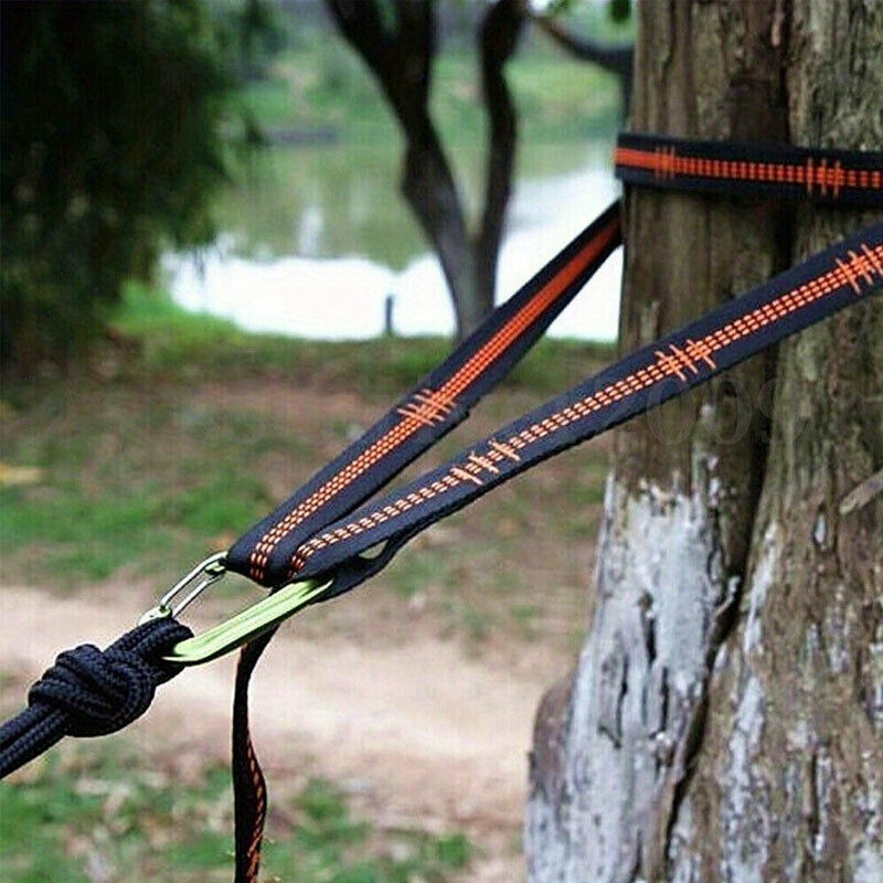 Outdoor Camping Hammock - 2/4 buah gesper pendakian tugas berat