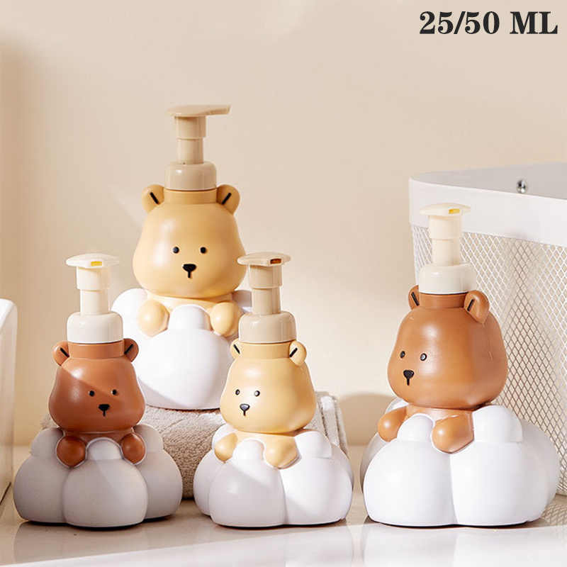 Bear Canister - Kartun Cloud beruang berbusa Dispenser sabun