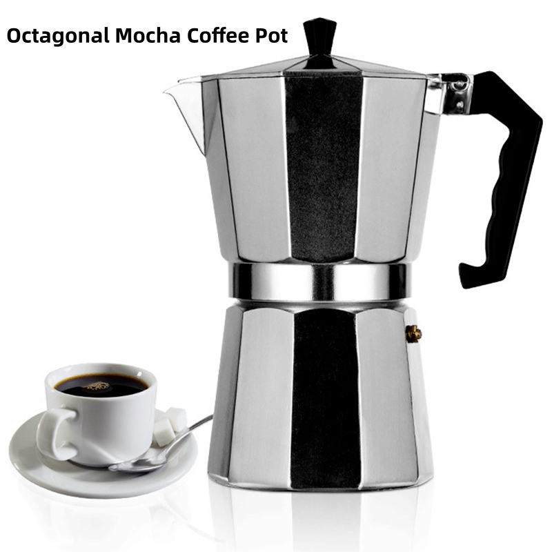 Camp Percolator Coffee - Teko Kopi Aluminium Latte Percolator Rumah