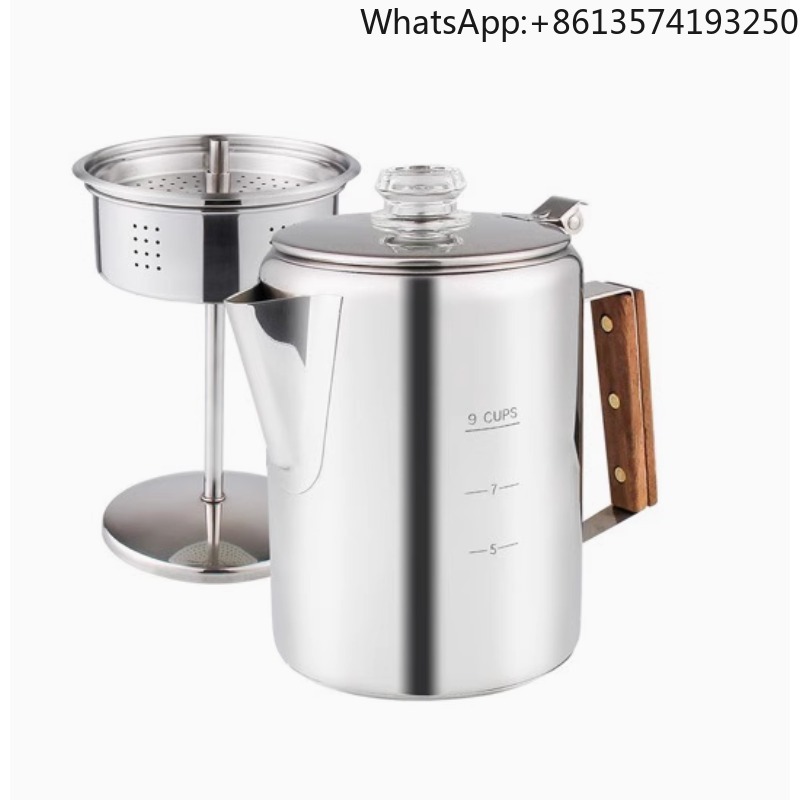 Camp Percolator Coffee - Perkolator Kopi untuk Kompor, Panci Kopi