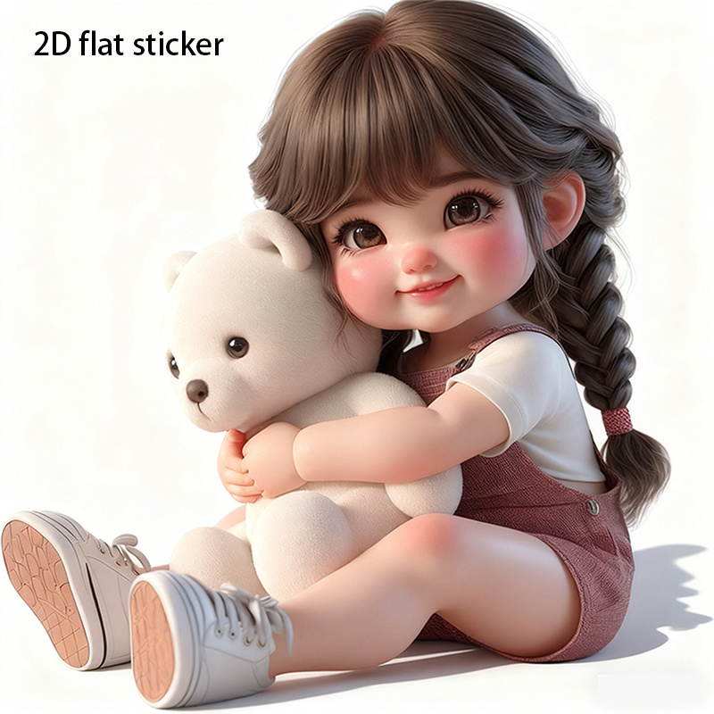 Bear Canister - 1 Buah Stiker Vinil Beruang Teddy