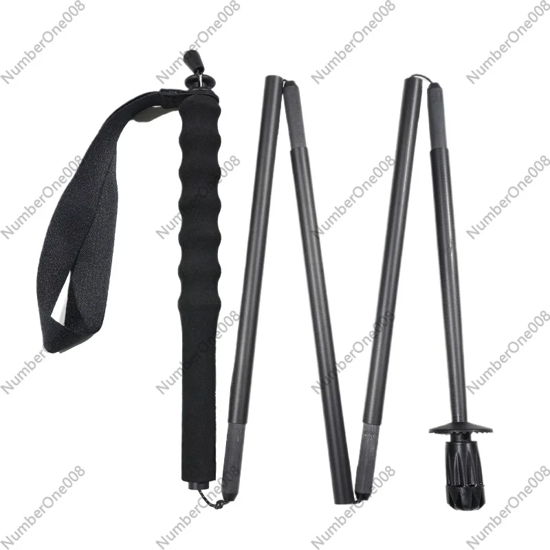 Trekking Poles - Tongkat Trekking Lipat Serat Karbon Ultra-Ringan,