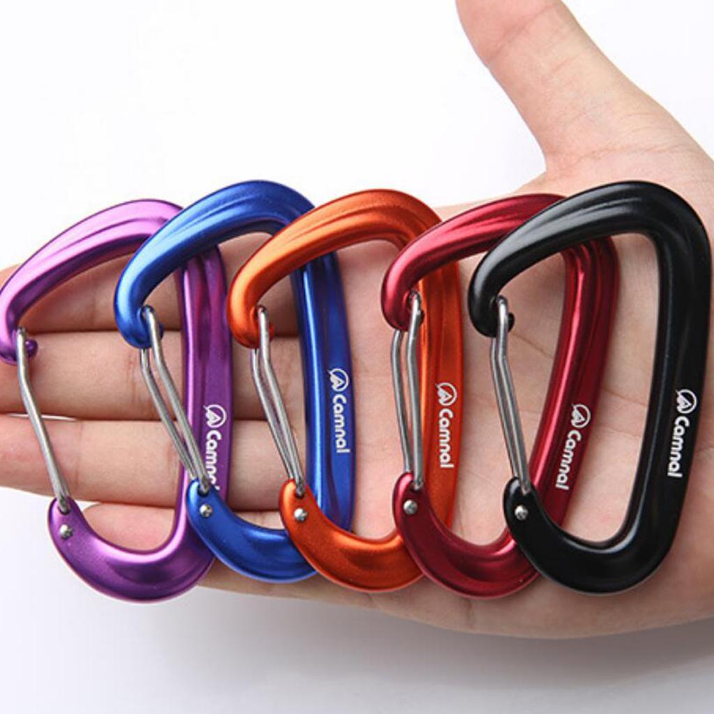 Outdoor Camping Hammock - Kait Pengunci Carabiner Aluminium Ringan untuk