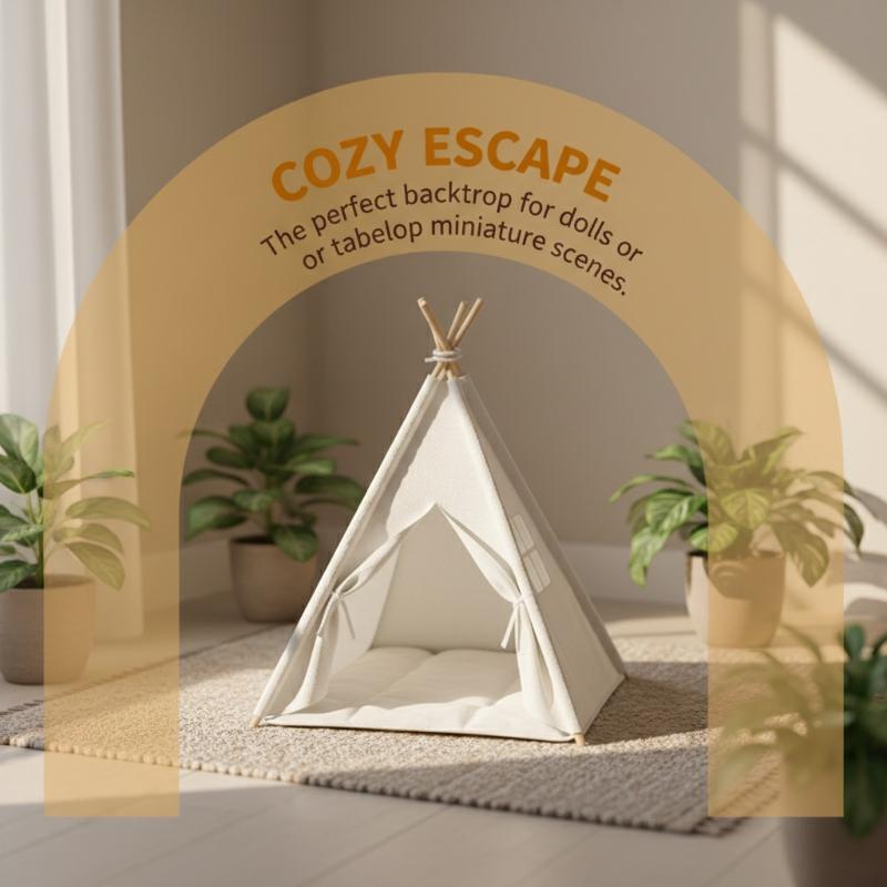 Outdoor Camping Gazebo - [JN] Model Tenda Camping Skala 1:12