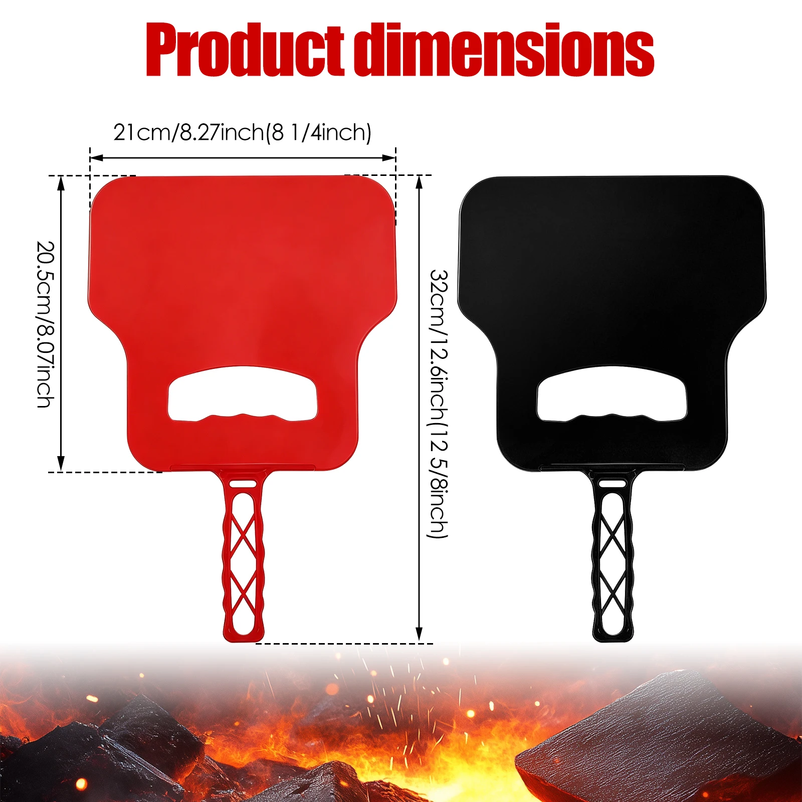 Kipas Tangan Plastik Manual Pe - Outdoor Camping Fire ulasan dan harga