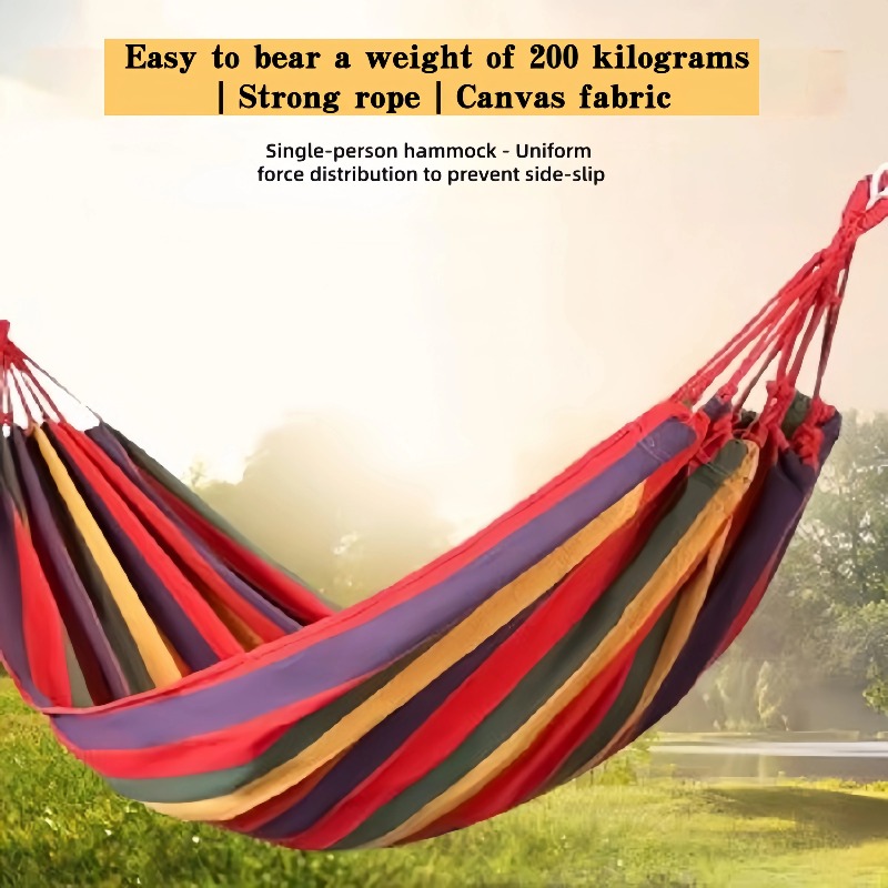 Ayunan Hammock Kanvas Tebal un - Outdoor Camping Hammock ulasan dan harga