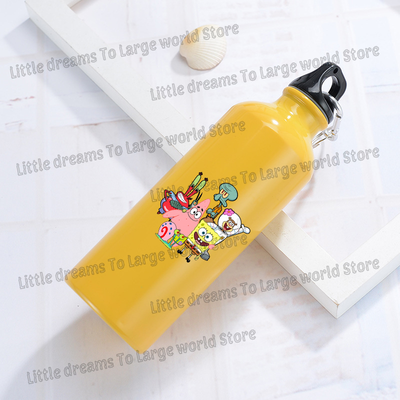 Botol Air Aluminium SpongeBob  - Outdoor Camping Water Tank ulasan dan harga