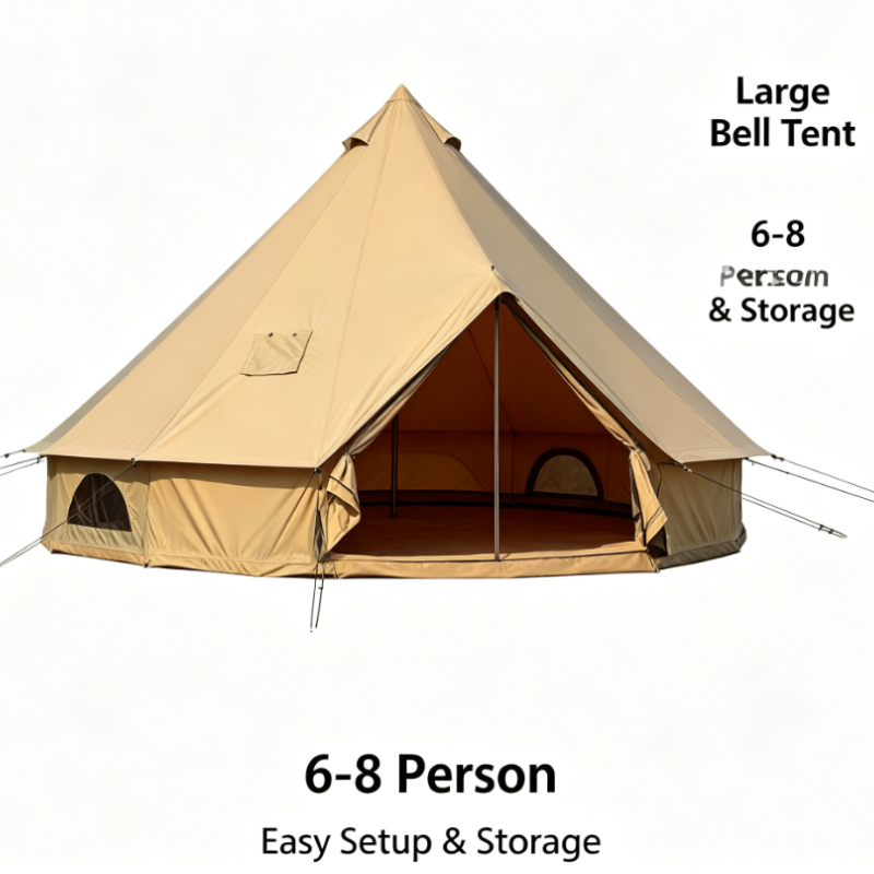Tenda Piramida Kain Oxford Tah - Outdoor Yurt Camping ulasan dan harga