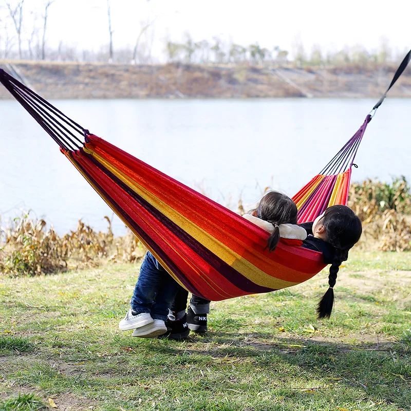 Tempat Tidur Gantung Kanvas Ta - Outdoor Camping Hammock ulasan dan harga