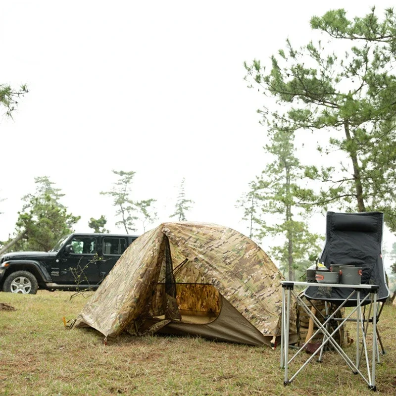 Tenda Taktis untuk Satu Orang  - Outdoor Camping Solo ulasan dan harga