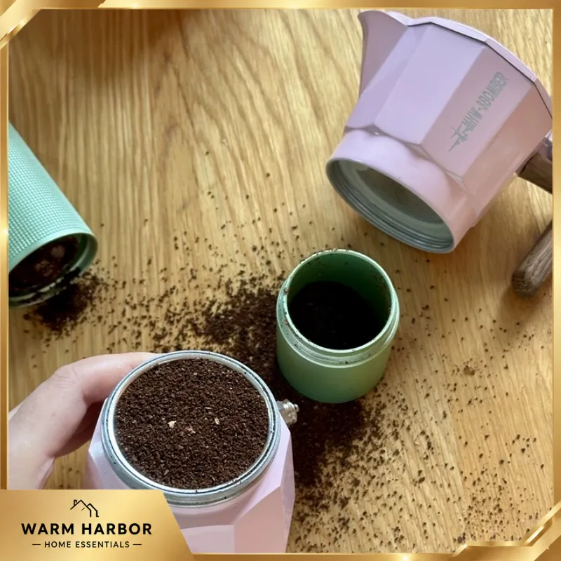 MHW-3BOMBER Moka Pot 100ml Pem - Camp Percolator Coffee ulasan dan harga