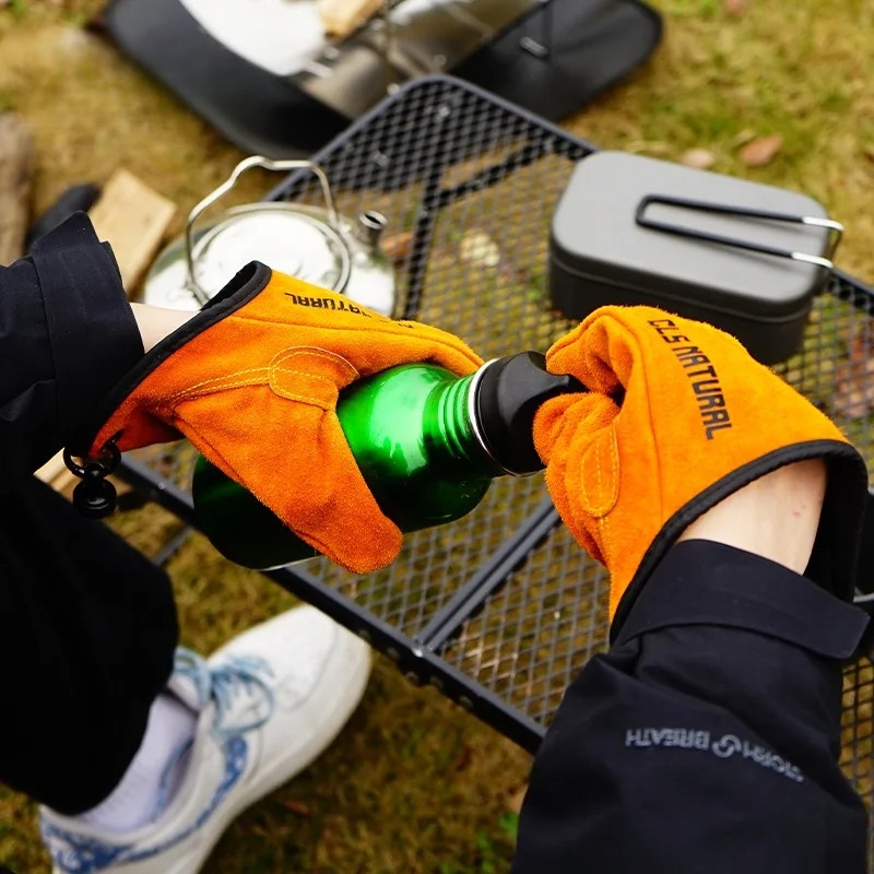 Sarung Tangan BBQ Tahan Panas  - Outdoor Camping Fire ulasan dan harga