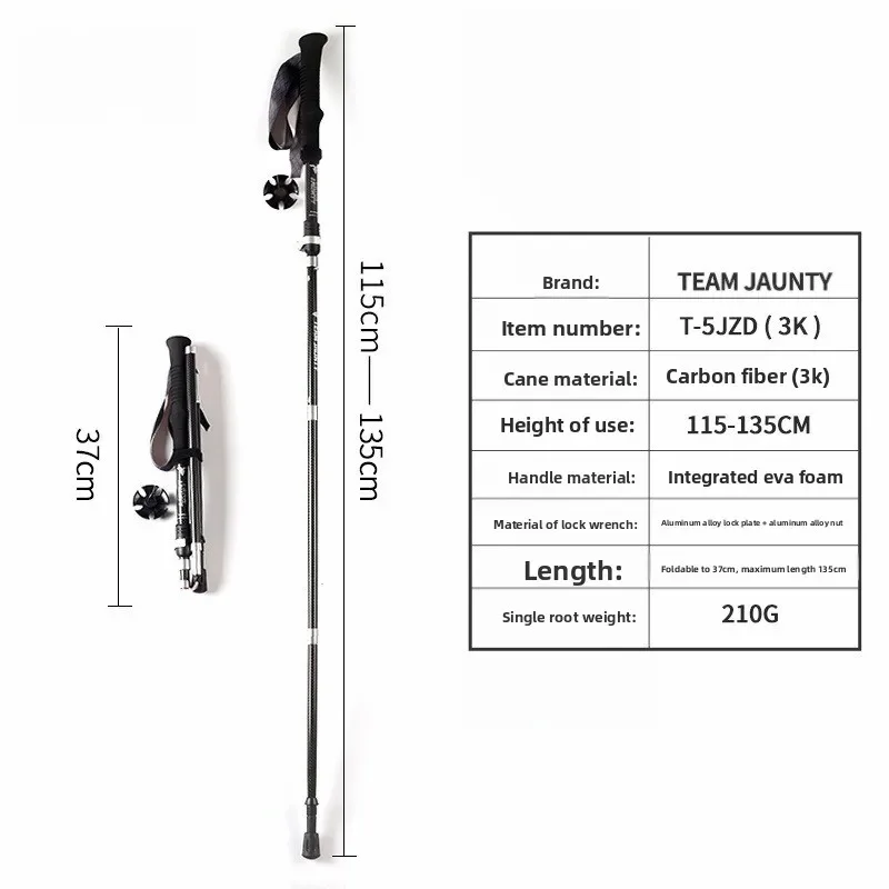 Tongkat Trekking Lipat Lima Ba - Trekking Poles ulasan dan harga