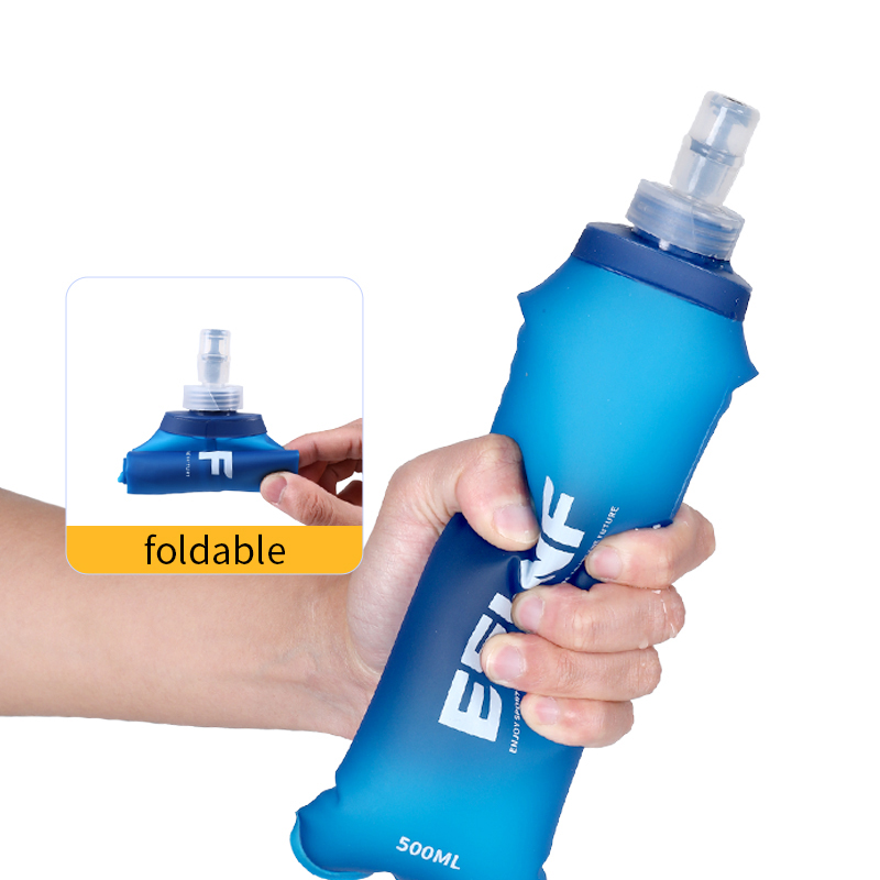 Botol Air Lipat 500ml, Soft Fl - Outdoor Camping Water Tank ulasan dan harga