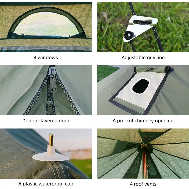 Tenda Yurt Glamping Besar 4M u - Outdoor Yurt Camping ulasan dan harga