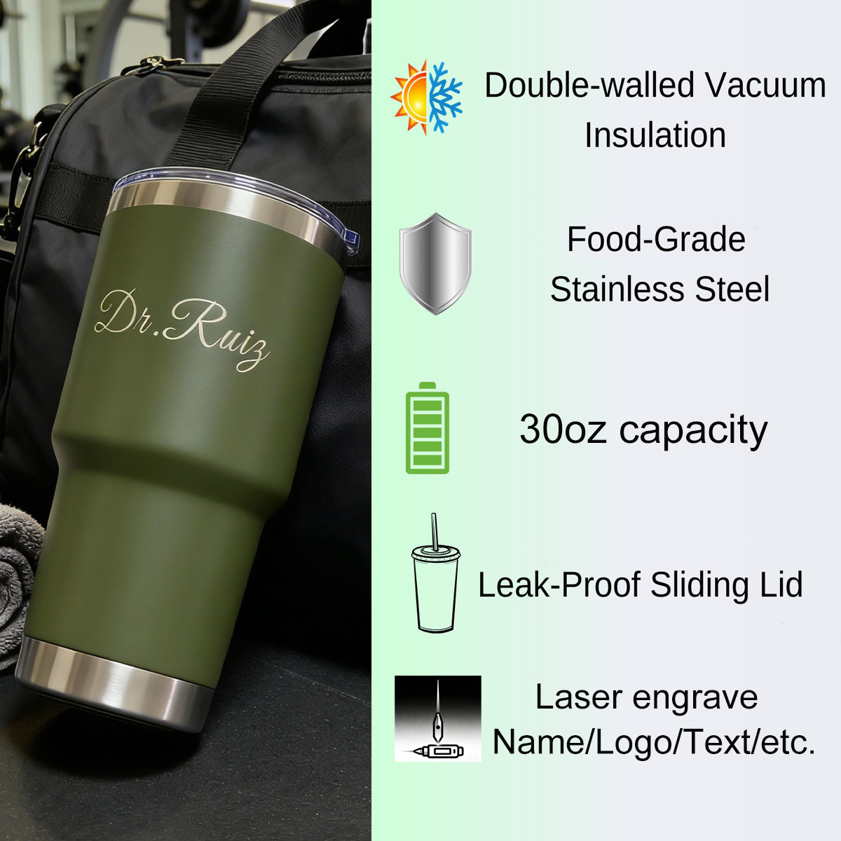 Tumbler Stainless Steel Vakum  - Outdoor Camping Water Tank ulasan dan harga