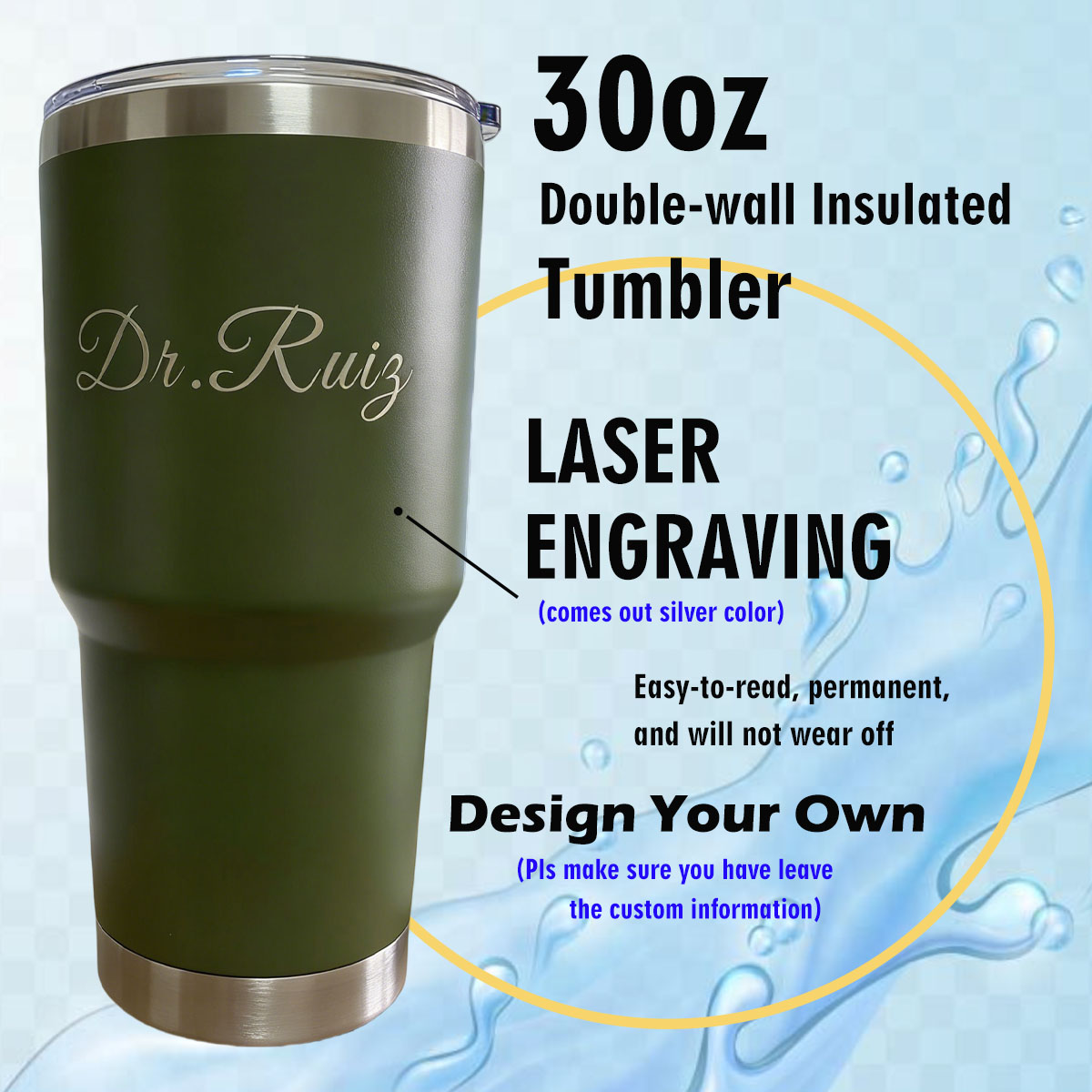 Tumbler Stainless Steel Vakum  - Outdoor Camping Water Tank ulasan dan harga