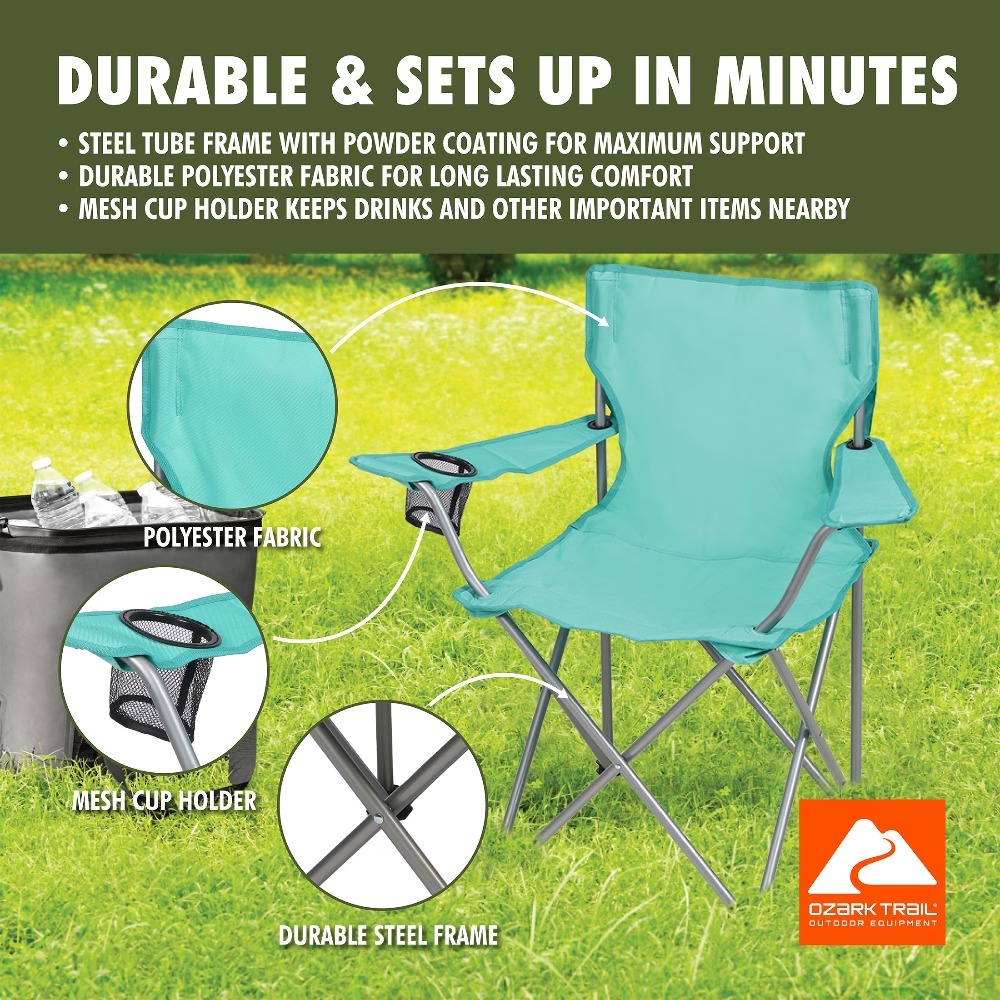 Kursi Lipat Quad Ozark Trail d - Camping Quad ulasan dan harga