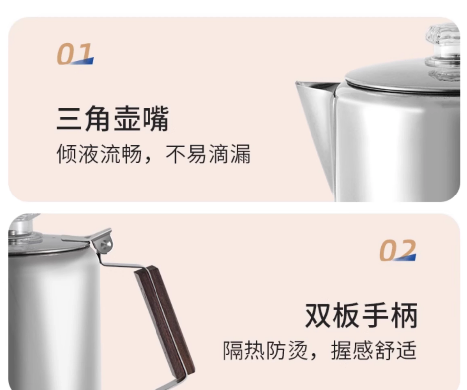 Perkolator Kopi untuk Kompor,  - Camp Percolator Coffee ulasan dan harga
