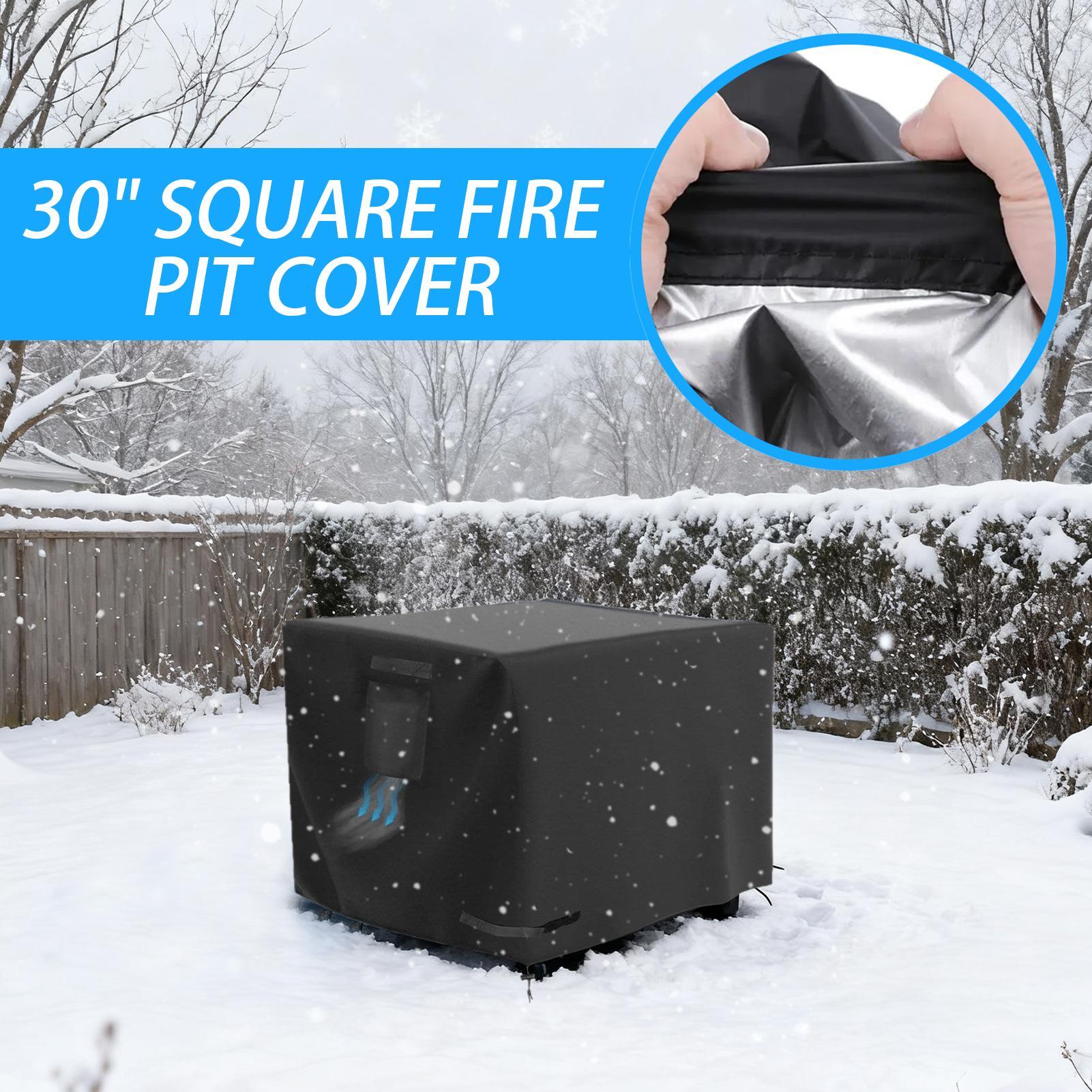 Penutup Perapian Persegi 30 In - Outdoor Camping Fire ulasan dan harga