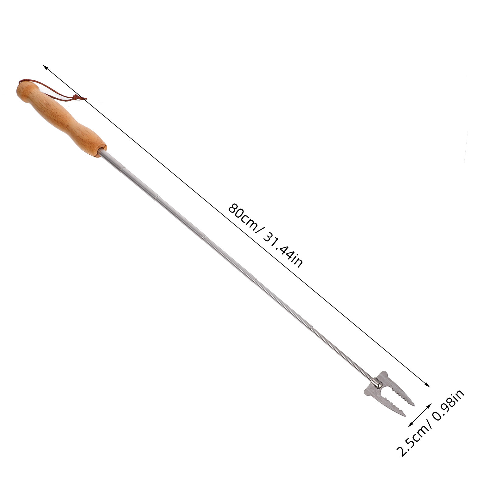 Tusuk Sate Bbq Stainless Steel - Outdoor Camping Fire ulasan dan harga