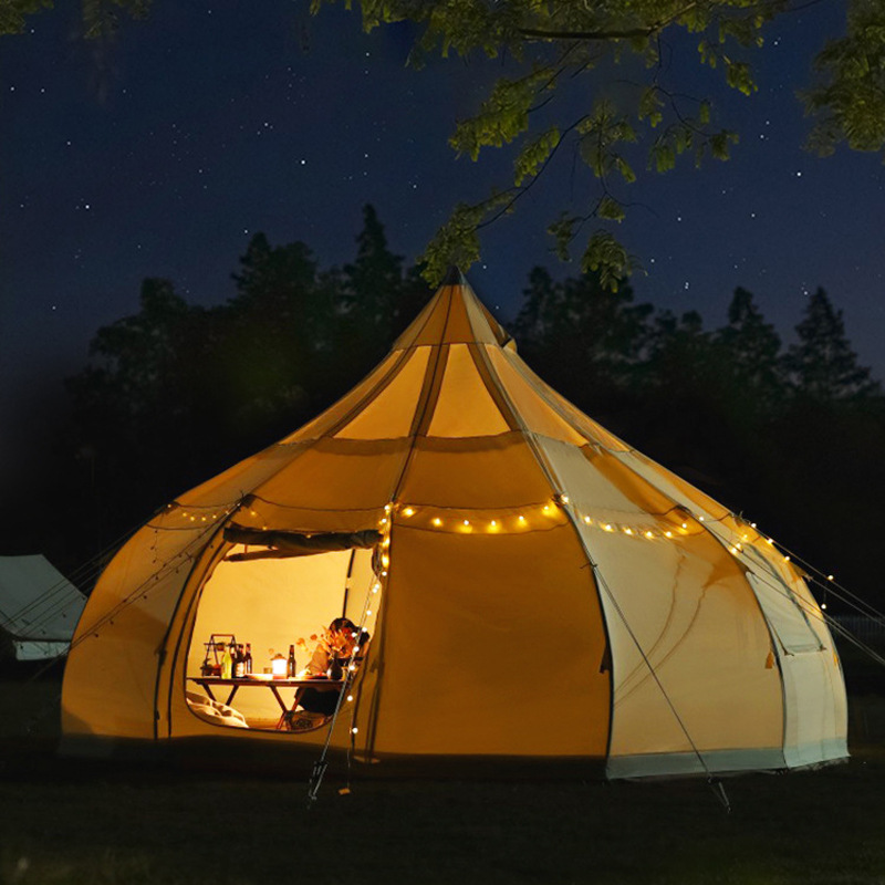 Tenda berkemah perlengkapan lu - Outdoor Yurt Camping ulasan dan harga