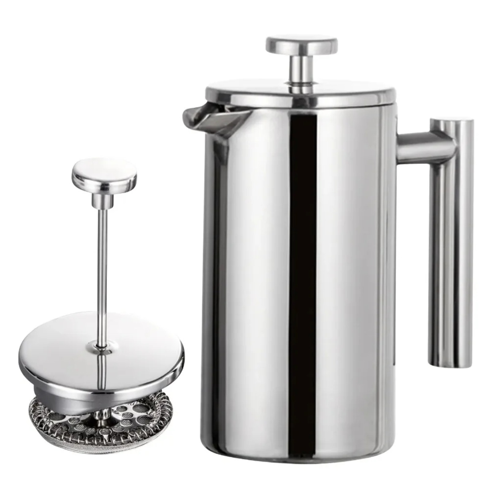 French Press Portabel Stainles - Camp Percolator Coffee ulasan dan harga