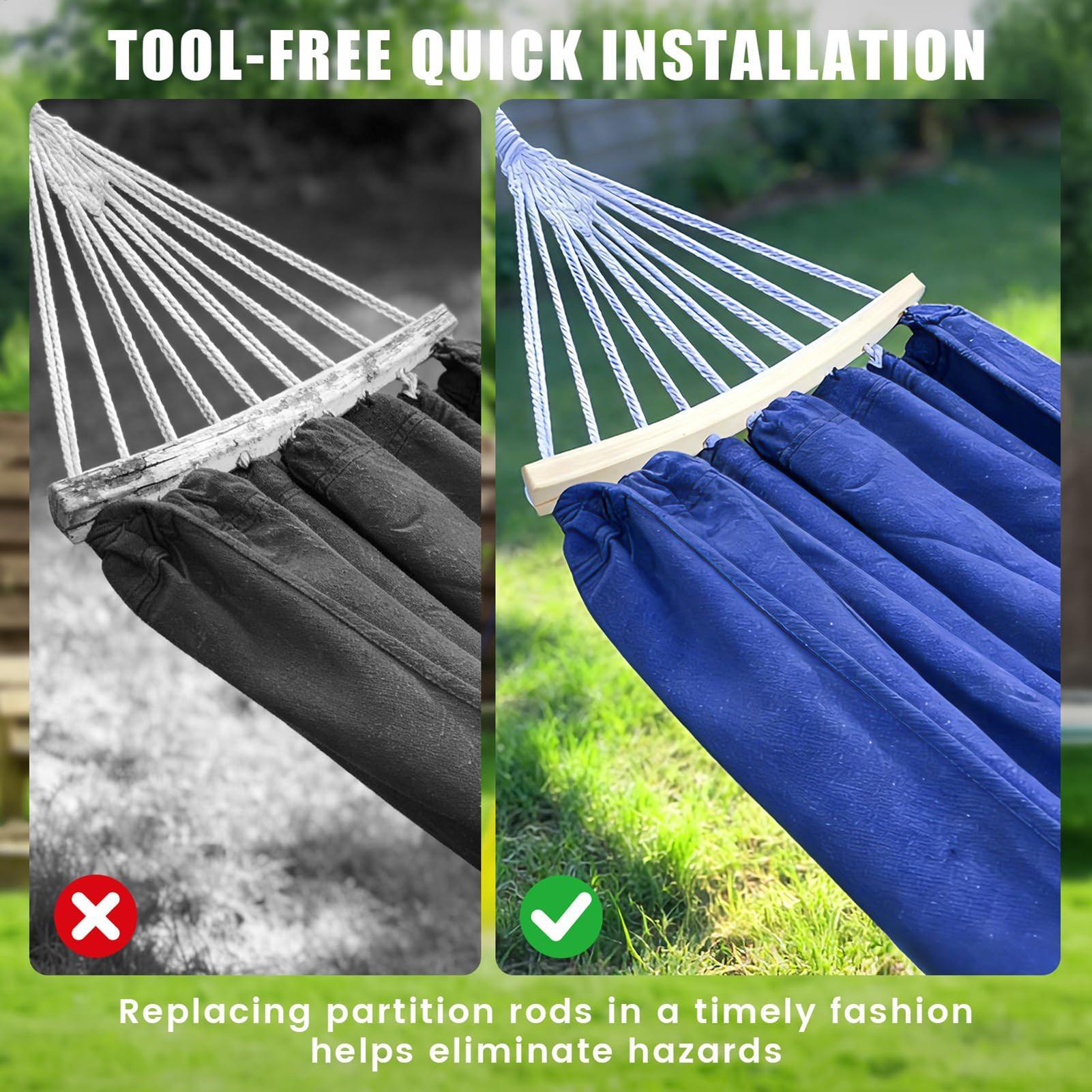 2 Buah Aksesori Pengganti Pala - Outdoor Camping Hammock ulasan dan harga
