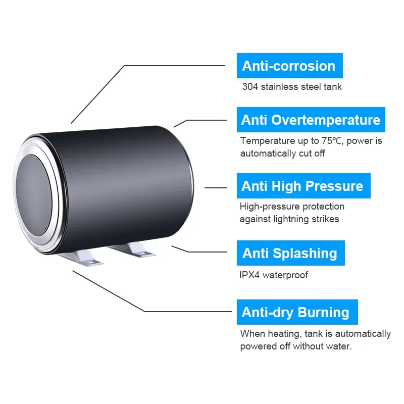 Pemanas Air Listrik Stainless  - Outdoor Camping Water Tank ulasan dan harga