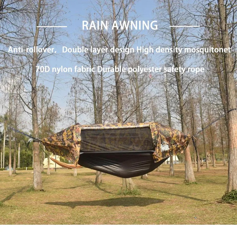 Hammock Jaring Nyamuk 3-in-1 d - Outdoor Camping Solo ulasan dan harga