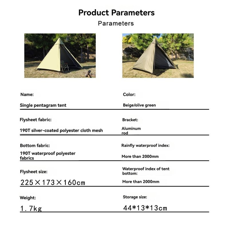 Tenda Piramida Dropship-Tenda  - Outdoor Camping Solo ulasan dan harga