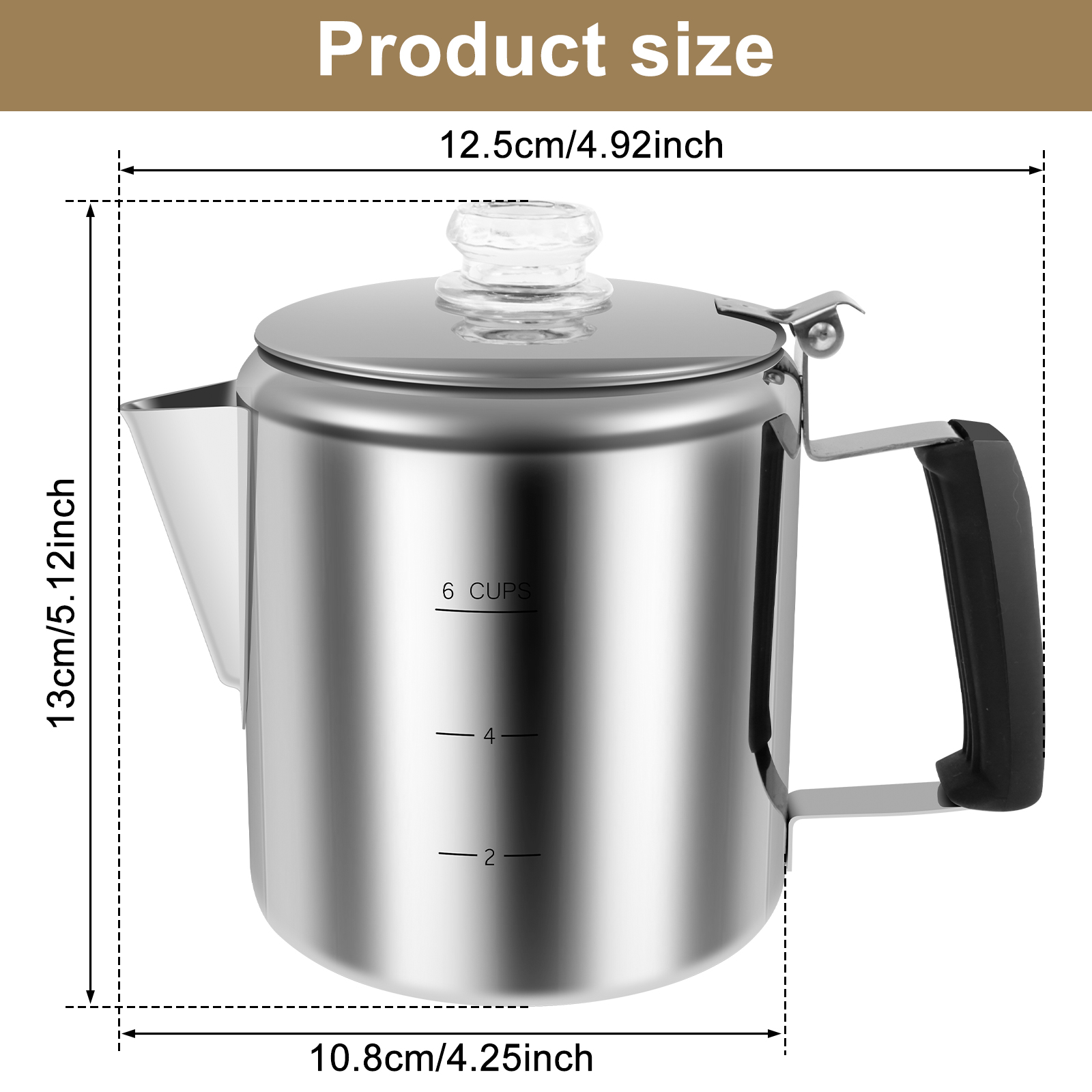 Perkolator kopi Kemah, panci k - Camp Percolator Coffee ulasan dan harga