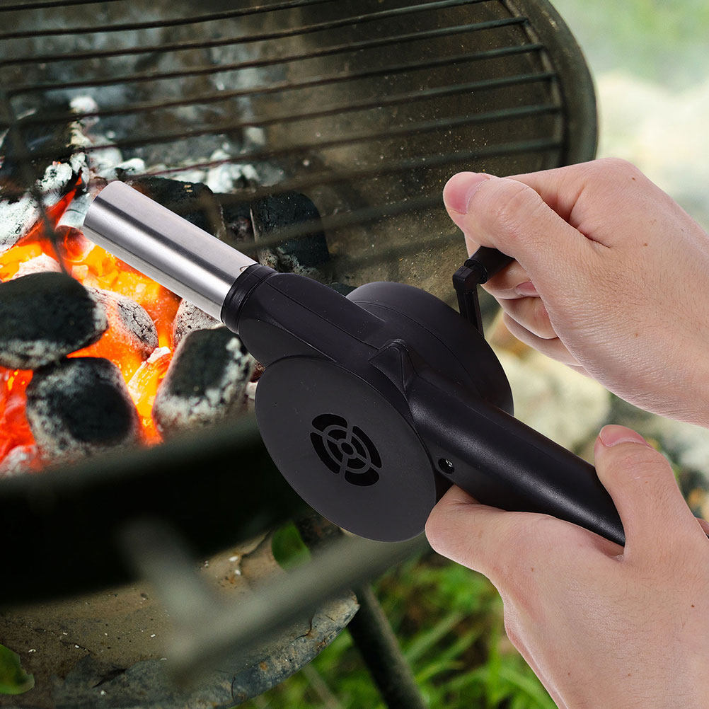Kipas BBQ Manual dengan Engkol - Outdoor Camping Fire ulasan dan harga