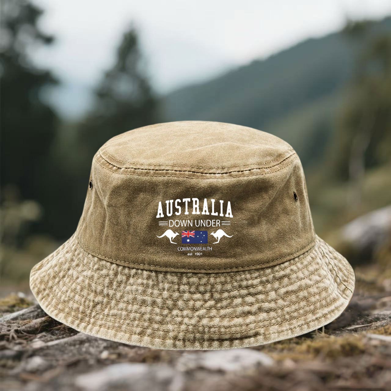 Topi Bucket Unisex dengan Ceta - Outdoor Camping Australia ulasan dan harga