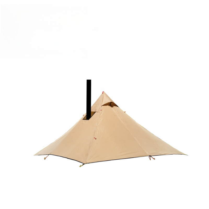 Tenda hangat berbentuk piramid - Camping Quad ulasan dan harga
