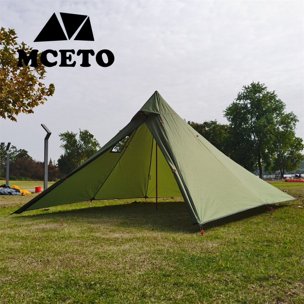 Tenda hangat berbentuk piramid - Camping Quad ulasan dan harga